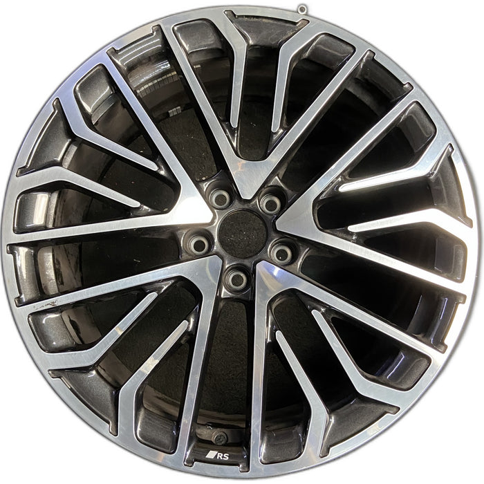 21" AUDI SQ5 26 21x8.5, V spoke Original OEM Wheel Rim - Front View