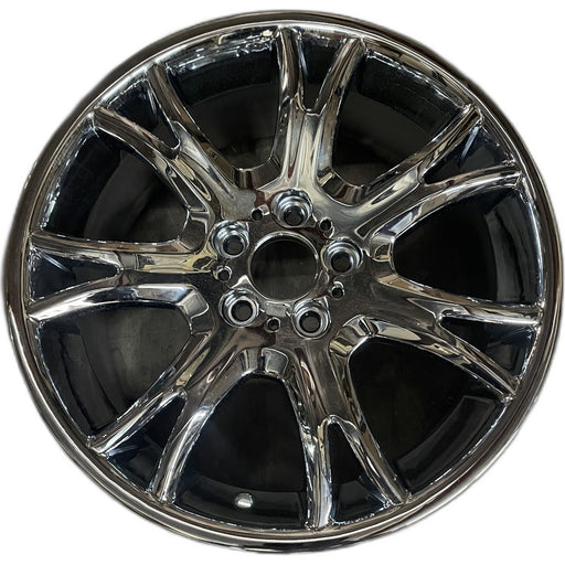 19" BMW X3 04-10 19x9 , 7 Y spoke design, silver Original OEM Wheel Rim - Front View