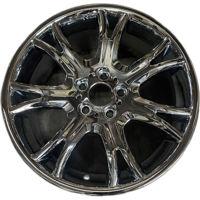 19" BMW X3 04-10 19x9 , 7 Y spoke design, silver Original OEM Wheel Rim - Front View
