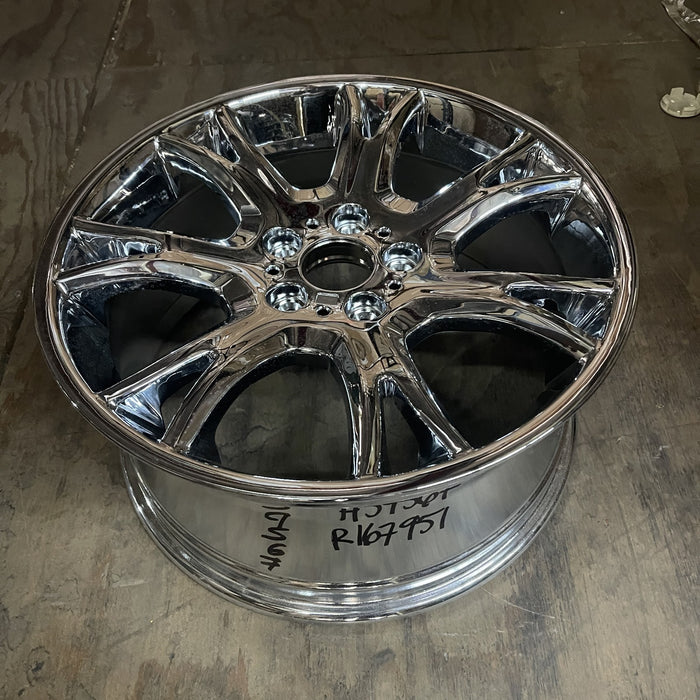 19" BMW X3 04-10 19x9 , 7 Y spoke design, silver Original OEM Wheel Rim - View 7