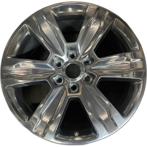 20" FORD F150 PICKUP 15-20 20x8.5, 6 spoke, polished Original OEM Wheel Rim - Front View