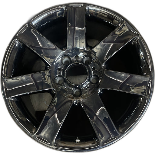 17" BMW 320i 01-05 , 17x8 , 7 spoke, exposed lug nuts, flat spoke Original OEM - Front View
