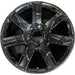 17" BMW 320i 01-05 , 17x8 , 7 spoke, exposed lug nuts, flat spoke Original OEM - Front View