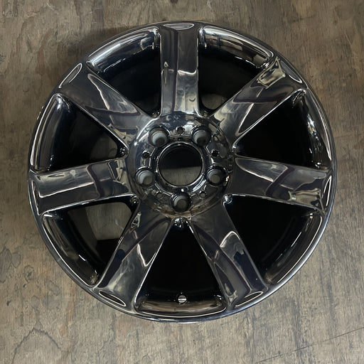 17" BMW 320i 01-05 , 17x8 , 7 spoke, exposed lug nuts, flat spoke Original OEM - Additional View
