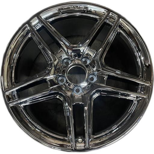 18" MERCEDES C-CLASS 08-09 204 Type; C300, 18x8.5 Original OEM Wheel Rim - Front View