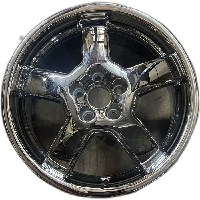 16" BEETLE 03-04 16x6.5, alloy, 5 spoke Original OEM Wheel Rim - Front View