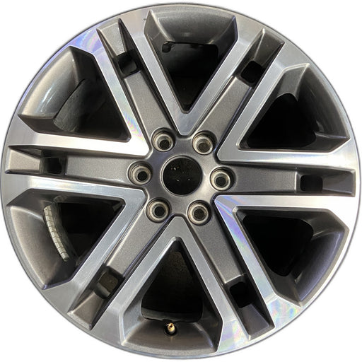 20" FORD F150 PICKUP 21-23 20x8.5, 6 spoke, machined dark gray Original OEM - Front View