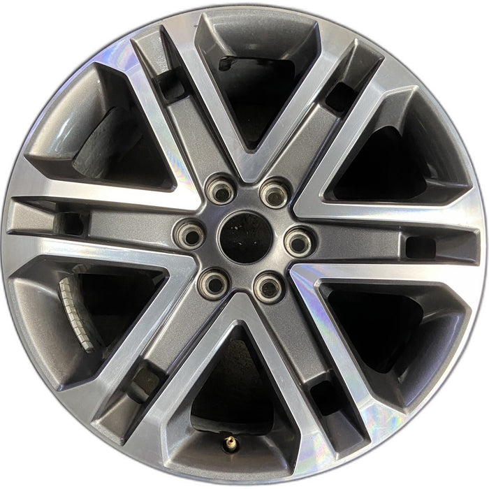 20" FORD F150 PICKUP 21-23 20x8.5, 6 spoke, machined dark gray Original OEM - Front View