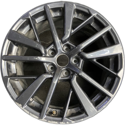 18" WRX 22 18x8.5 , dark gray Original OEM Wheel Rim - Front View