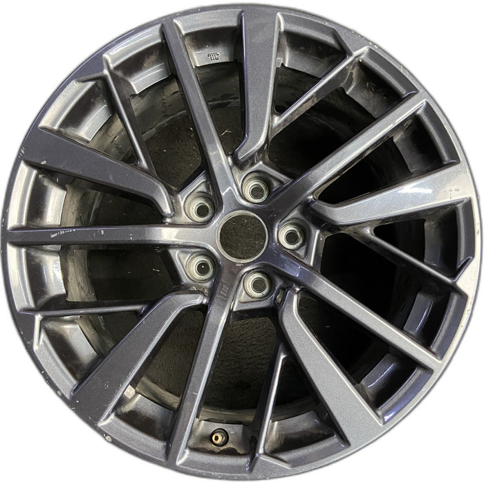 18" WRX 22 18x8.5 , dark gray Original OEM Wheel Rim - Front View