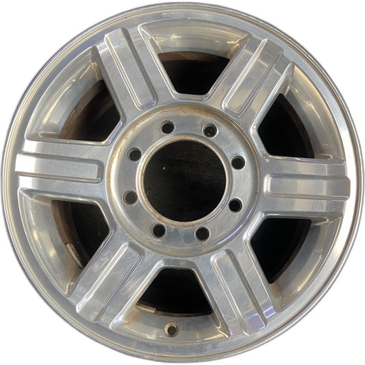 17" DODGE 2500 PICKUP 10-13 17x8, aluminum, 6 spoke, groove in spokes Original - Front View