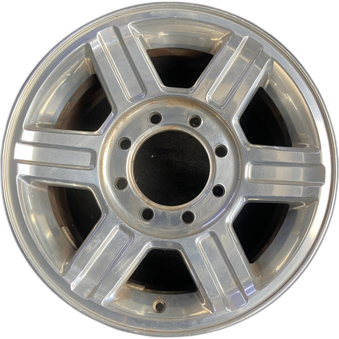 17" DODGE 2500 PICKUP 10-13 17x8, aluminum, 6 spoke, groove in spokes Original - Front View