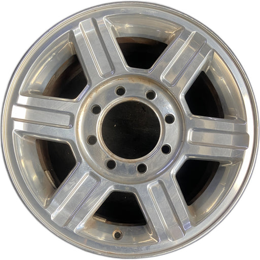 17" DODGE 2500 PICKUP 10-13 17x8, aluminum, 6 spoke, groove in spokes Original - Front View