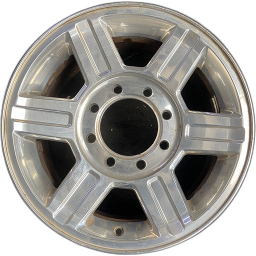 17" DODGE 2500 PICKUP 10-13 17x8, aluminum, 6 spoke, groove in spokes Original - Front View
