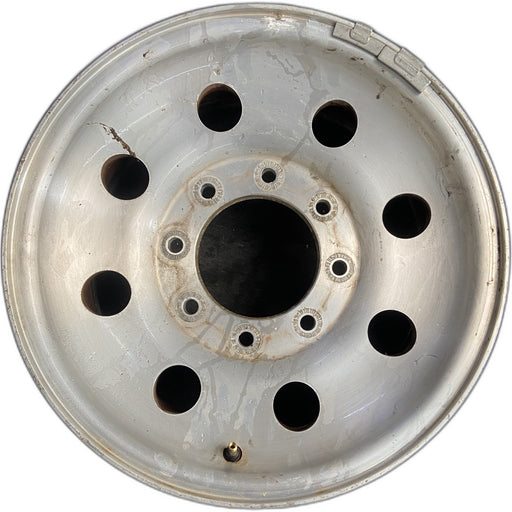 16" EXCURSION 00 , aluminum, 8 round holes Original OEM Wheel Rim - Front View