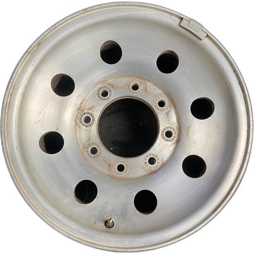 16" EXCURSION 00 , aluminum, 8 round holes Original OEM Wheel Rim - Front View