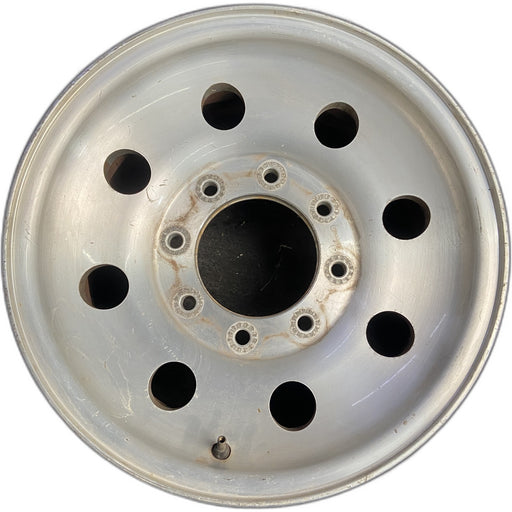 16" EXCURSION 00 , aluminum, 8 round holes Original OEM Wheel Rim - Front View