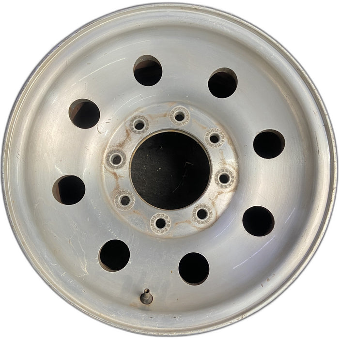 16" EXCURSION 00 , aluminum, 8 round holes Original OEM Wheel Rim - Front View