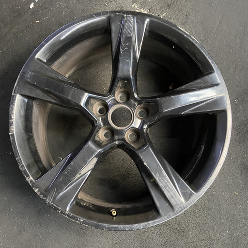 20" CAMARO 16-17 20x8.5, 5 solid spoke, black Original OEM Wheel Rim - Additional View