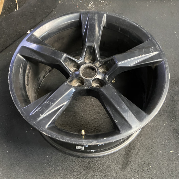 20" CAMARO 16-17 20x9.5, 5 solid spoke, black Original OEM Wheel Rim - View 7