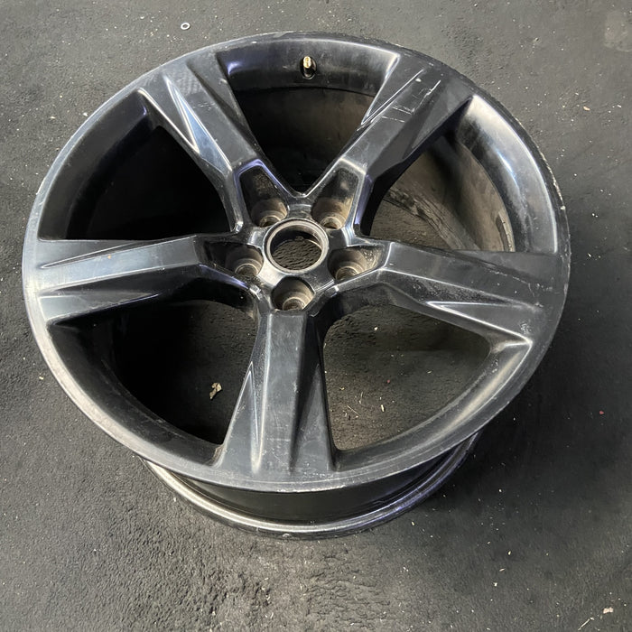 20" CAMARO 16-17 20x9.5, 5 solid spoke, black Original OEM Wheel Rim - View 8