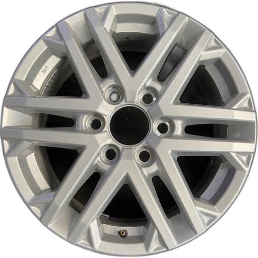 18" SEQUOIA 23-24 18x7.5, 6 double spoke, silver Original OEM Wheel Rim - Front View