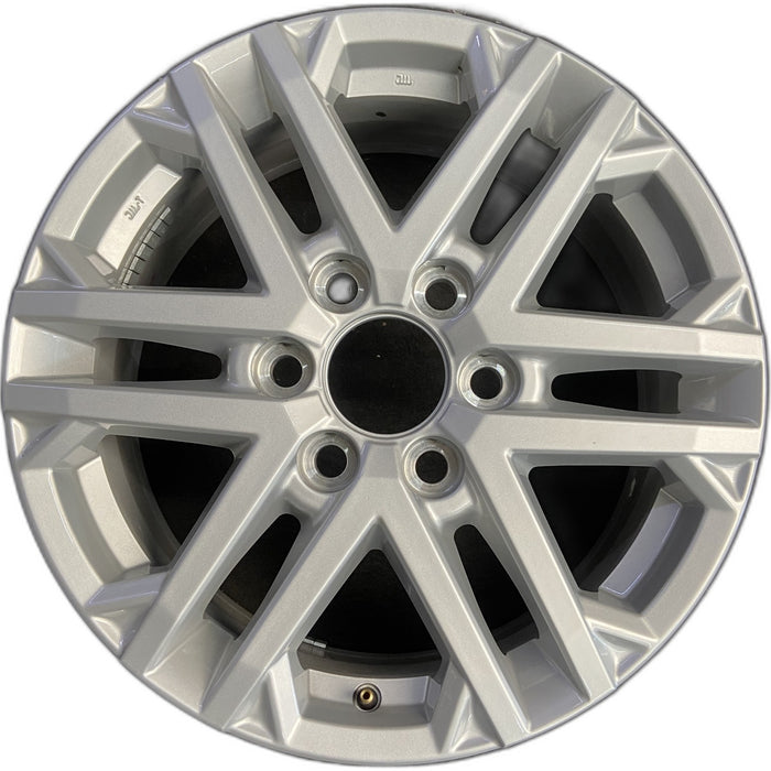 18" SEQUOIA 23-24 18x7.5, 6 double spoke, silver Original OEM Wheel Rim - Front View