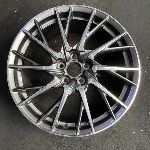 19" LEXUS RC F 15-19 19x9 , 20 spoke, cross spoke Original OEM Wheel Rim - Additional View