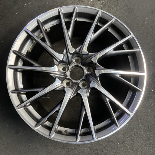 19" LEXUS RC F 15-19 19x10 , 20 spoke, cross spoke Original OEM Wheel Rim - Additional View