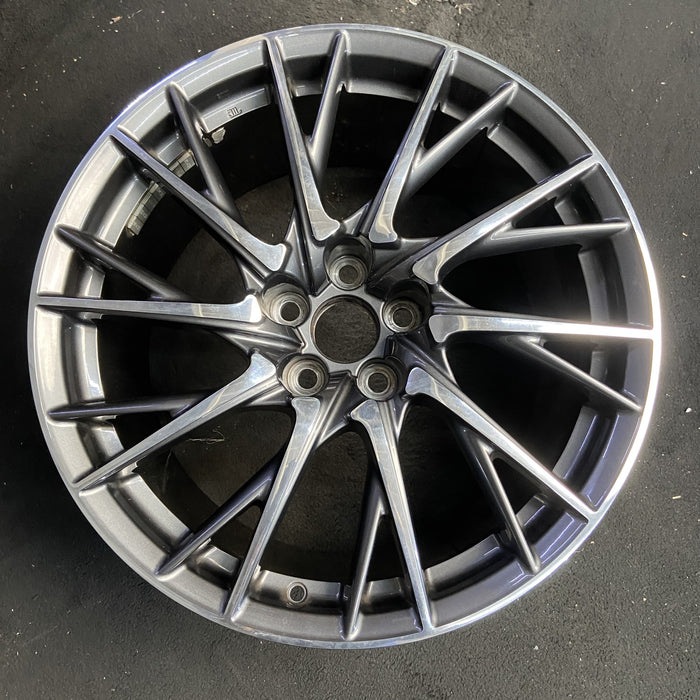 19" LEXUS RC F 15-19 19x10 , 20 spoke, cross spoke Original OEM Wheel Rim - Additional View