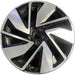 20" ATLAS 24-26 20x8, , machined face Original OEM Wheel Rim - Front View