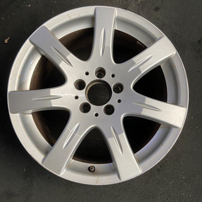 17" MERCEDES E-CLASS 07 211 Type; , E350, 17x8.5, 7 spoke Original OEM Wheel Rim - Additional View