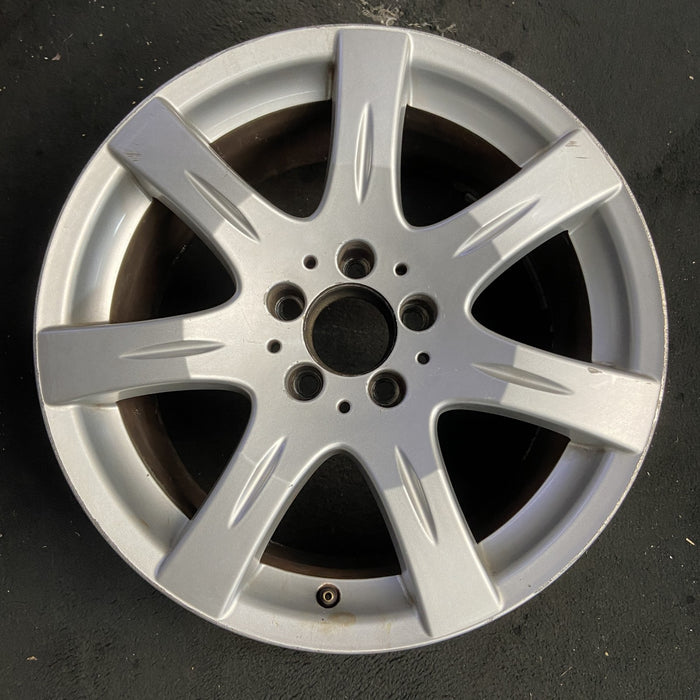 17" MERCEDES E-CLASS 07 211 Type; , E350, 17x8.5, 7 spoke Original OEM Wheel Rim - Additional View