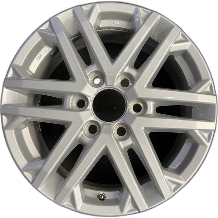 18" SEQUOIA 23-24 18x7.5, 6 double spoke, silver Original OEM Wheel Rim - Front View