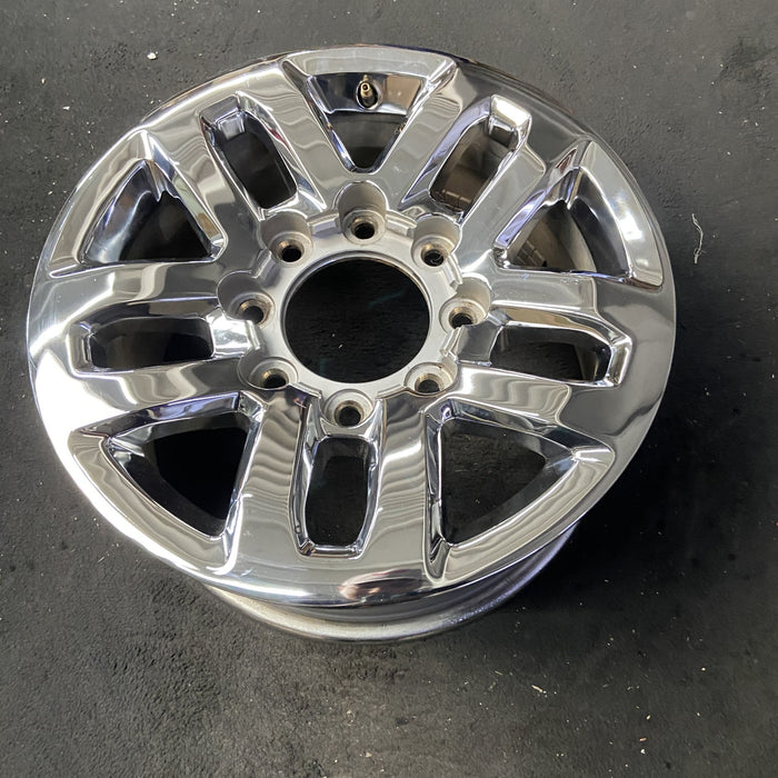 18" SILVERADO 2500 PICKUP 15-19 18x8, aluminum, 10 spoke, opt PYV Original OEM - View 8