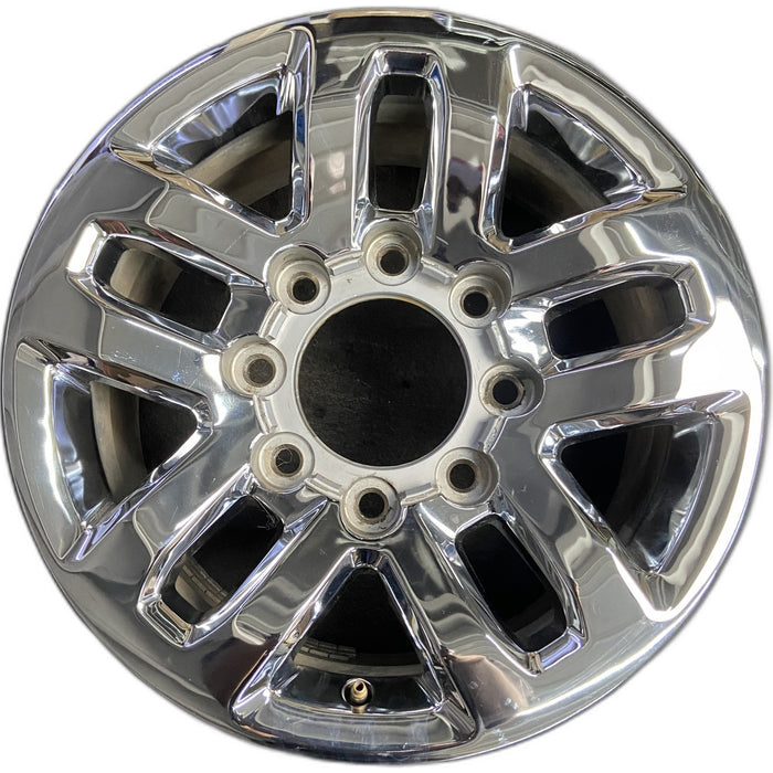 18" SILVERADO 2500 PICKUP 15-19 18x8, aluminum, 10 spoke, opt PYV Original OEM - Front View