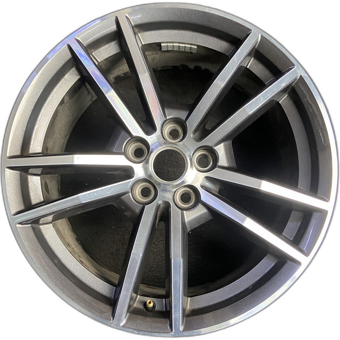 18" MUSTANG 15 18x8 , 10 spoke Original OEM Wheel Rim - Front View