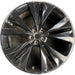 22" F-PACE 17-19 22x9 , 5 slotted spoke, black Original OEM Wheel Rim - Front View