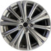 19" MAZDA CX-5 22-23 aluminum, 19x7, 10 spoke, silver Original OEM Wheel Rim - Front View