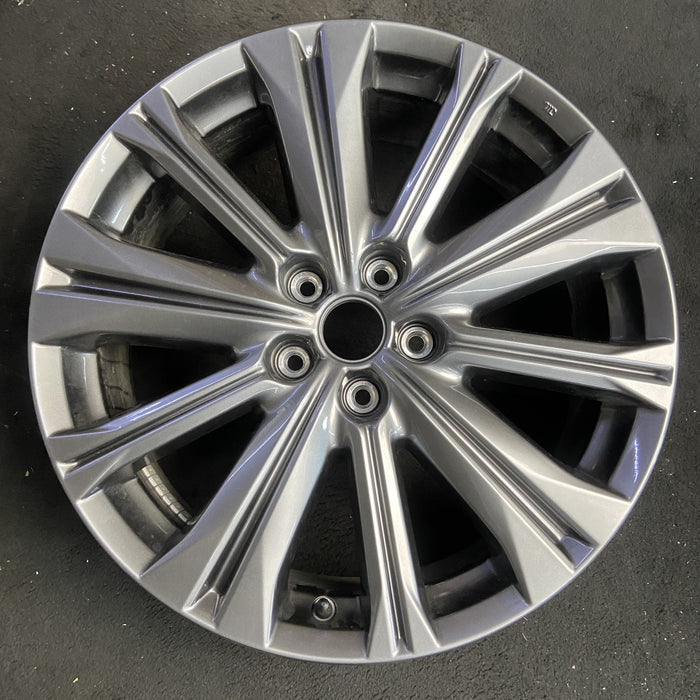 19" MAZDA CX-5 22-23 aluminum, 19x7, 10 spoke, silver Original OEM Wheel Rim - Additional View