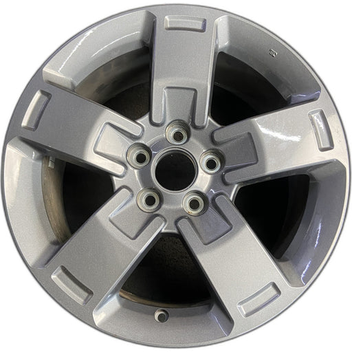 18" RIDGELINE 24-25 18x8 , straight spoke, gray Original OEM Wheel Rim - Front View
