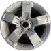 18" RIDGELINE 24-25 18x8 , straight spoke, gray Original OEM Wheel Rim - Front View