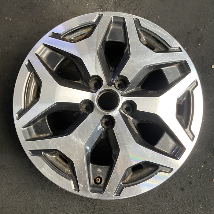 17" FORESTER 19-21 17x7, alloy, , machined face with pockets Original OEM Wheel - Additional View