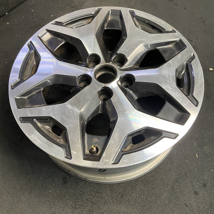 17" FORESTER 19-21 17x7, alloy, , machined face with pockets Original OEM Wheel - View 7