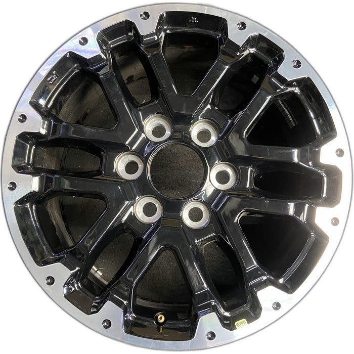 18" SEQUOIA 23-24 18x7.5, 6 double spoke, black Original OEM Wheel Rim - Front View