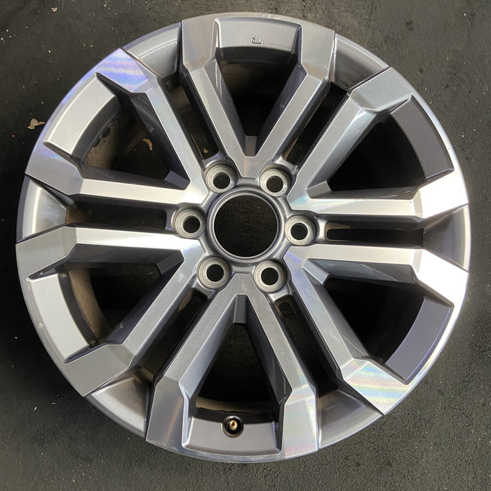 20" 4 RUNNER 25-26 20x8, 6 V spoke, machined face Original OEM Wheel Rim - Additional View