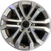 20" 4 RUNNER 25-26 20x8, 6 V spoke, machined face Original OEM Wheel Rim - Front View