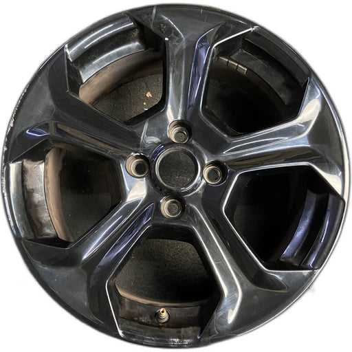 17" FIESTA 16-19 17x7, , black Original OEM Wheel Rim - Front View