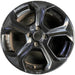 17" FIESTA 16-19 17x7, , black Original OEM Wheel Rim - Front View