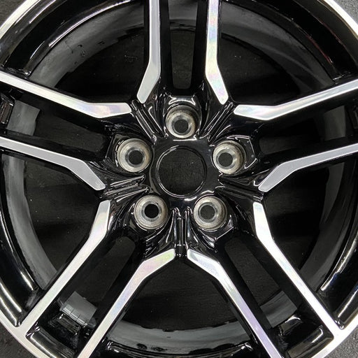 18" MUSTANG 18-23 18x8 , 10 spoke Original OEM Wheel Rim - Angle View